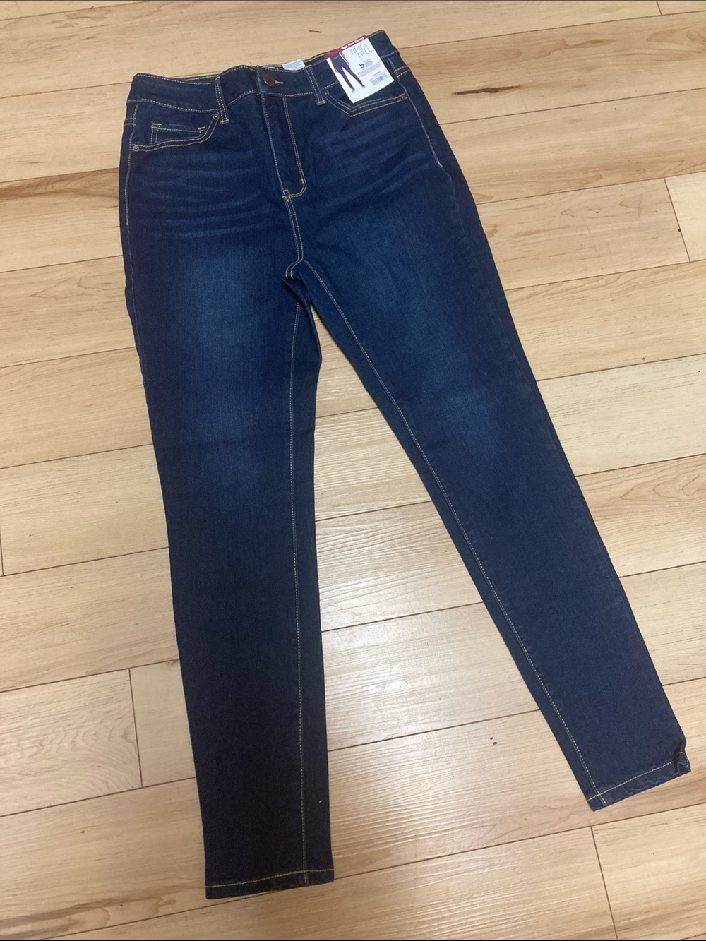 Time and Tru Dark Blue Skinny Jeans for Women